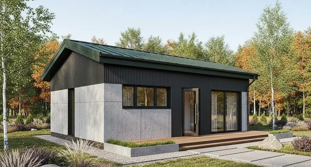 Проект Двухэтажный дом 9 на 9, 99 м2