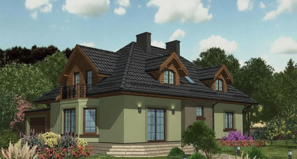 Проект Двухэтажный дом 15 на 10, 233 м2