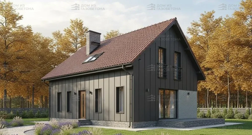 Проект Двухэтажный дом 11 на 10, 136 м2