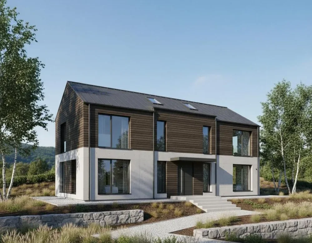 Проект Двухэтажный дом 20 на 19, 424 м2