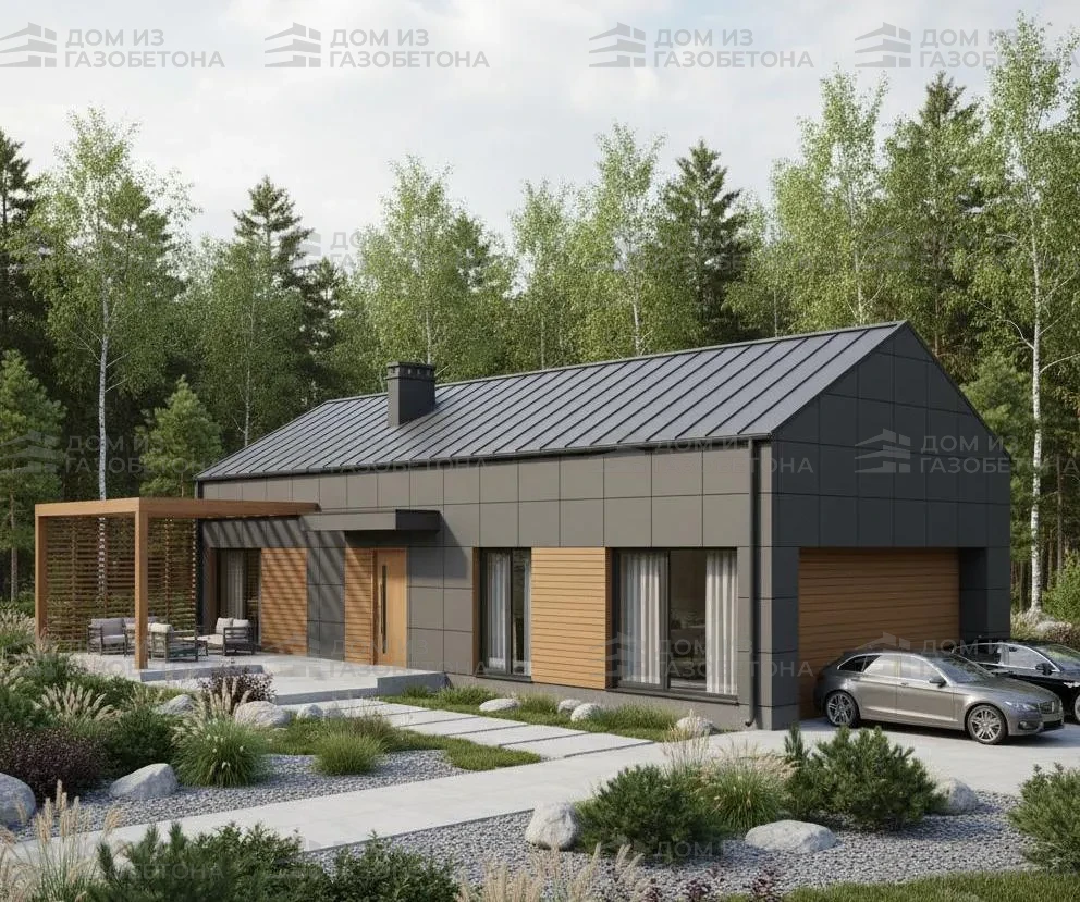 Проект Двухэтажный дом 16 на 17, 210 м2