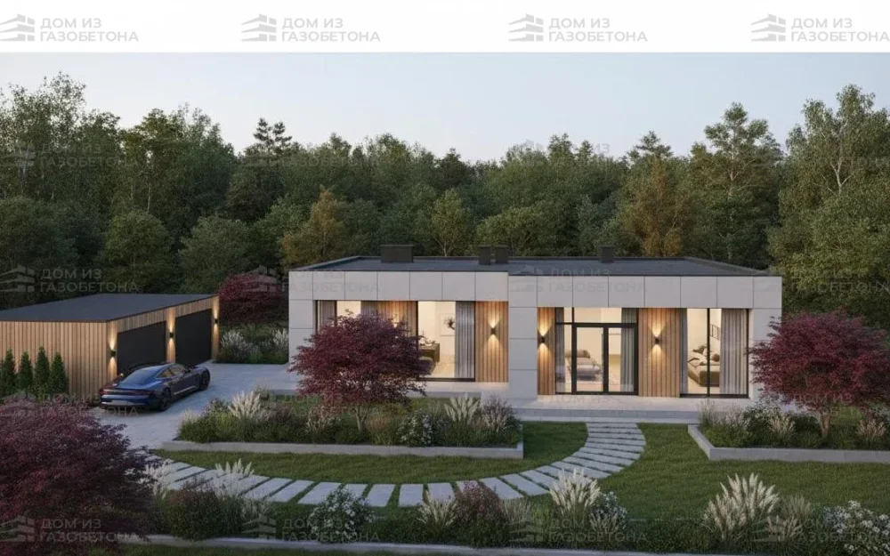 Проект Двухэтажный дом 16 на 10, 202 м2