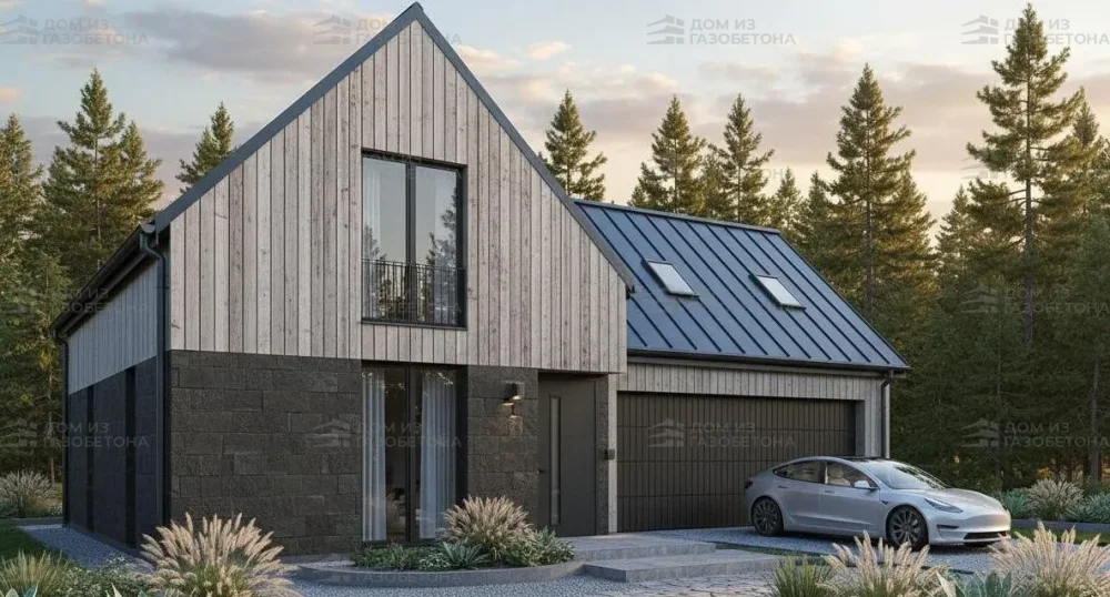 Проект Двухэтажный дом 13 на 12, 129 м2